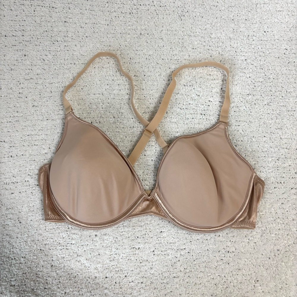 Hanes Nude Adjustable Strap Bra 38C